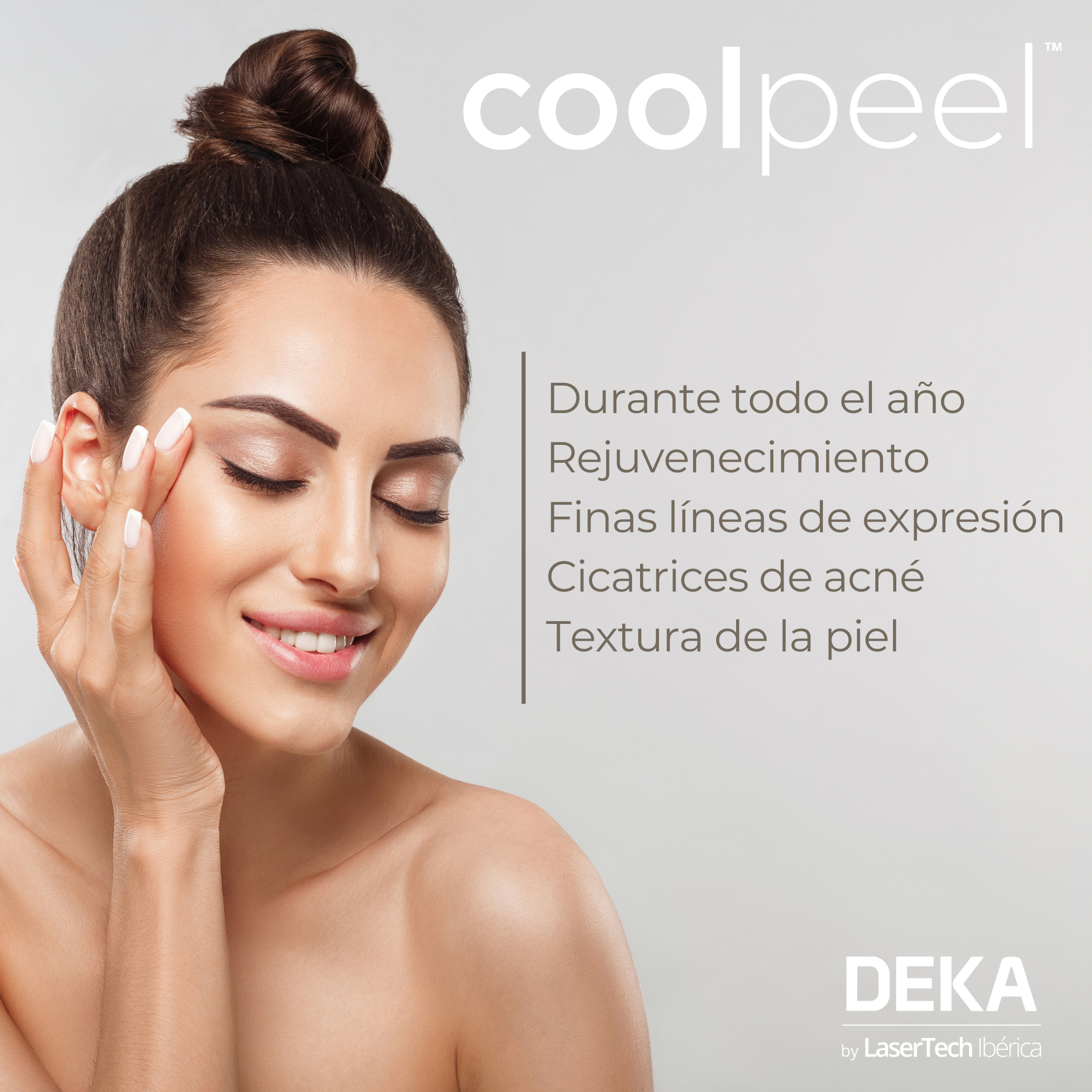 laser co2 Tratamiento coolpeel de rejuvenecimiento, cicatrices, marcas de acne y finas arrugas faciales
