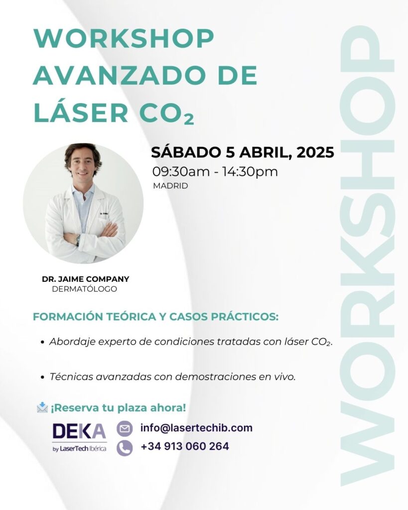 Invitación Workshop CO2 DEKA - 5 abril 2025. Dr. Jaime Company