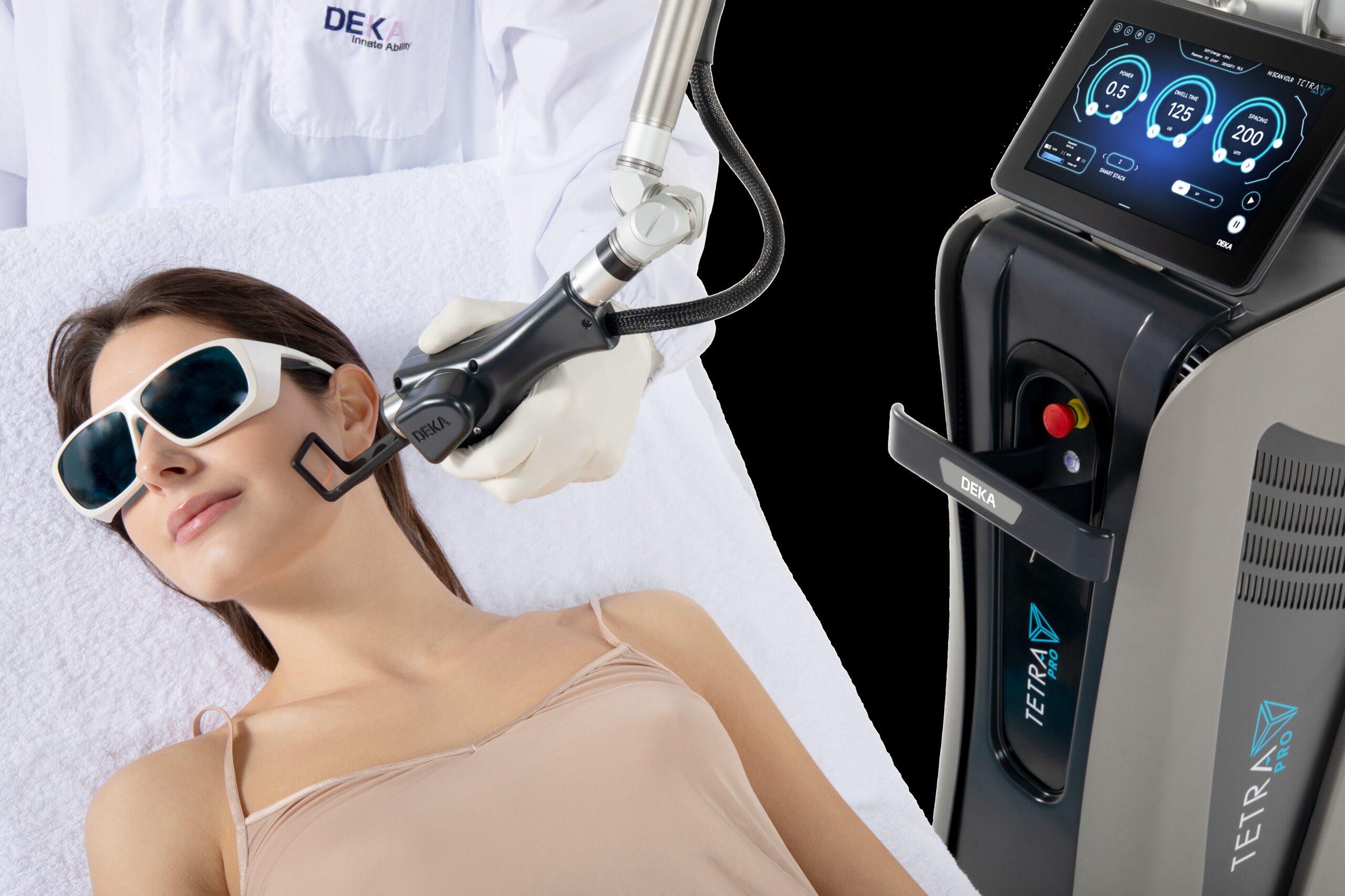 laser co2 Tetra Pro DEKA , laser coolpeel