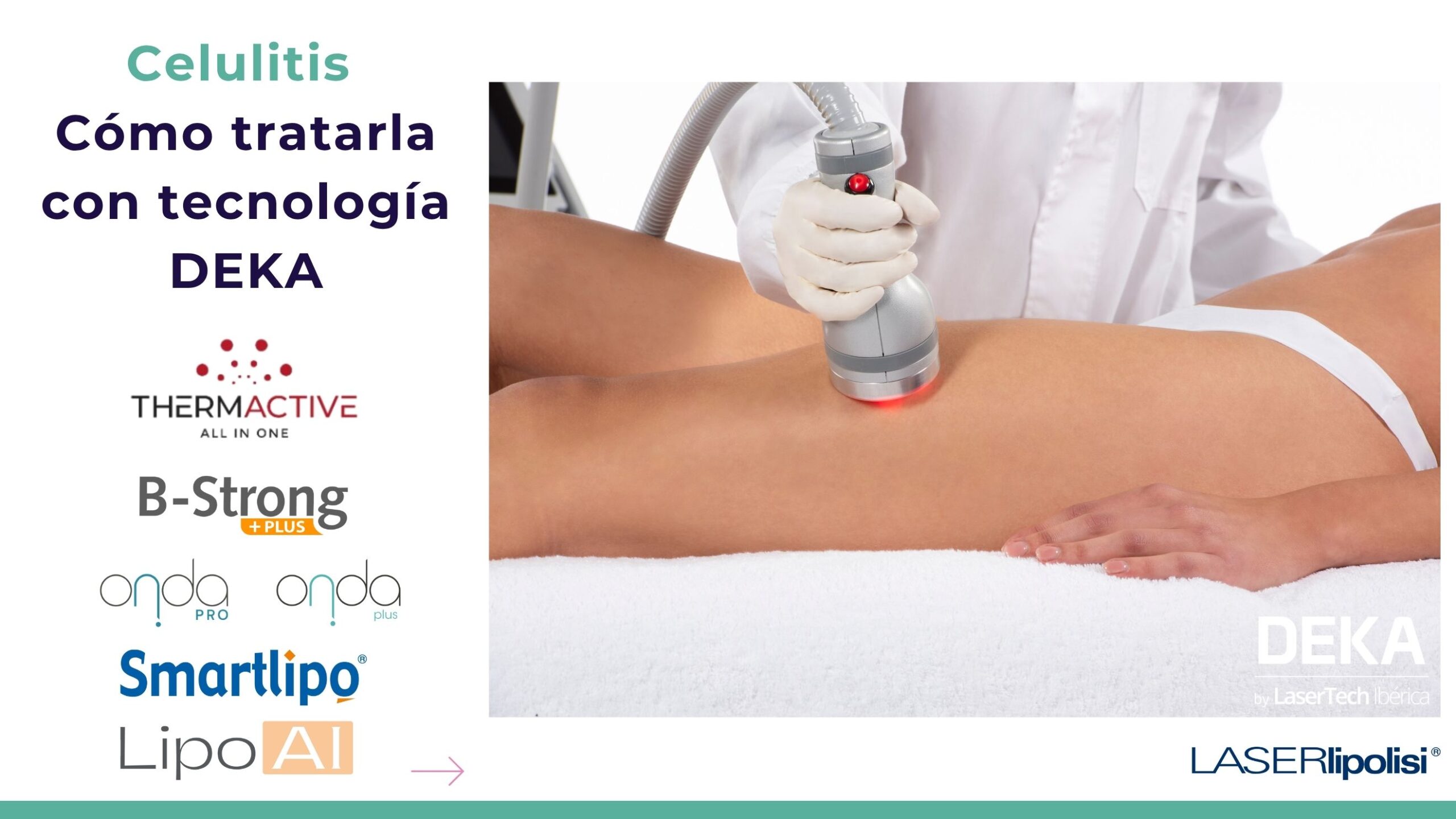 aparatologia para eliminar celulitis y tonificacion muscular para clinicas medicas y esteticas DEKA