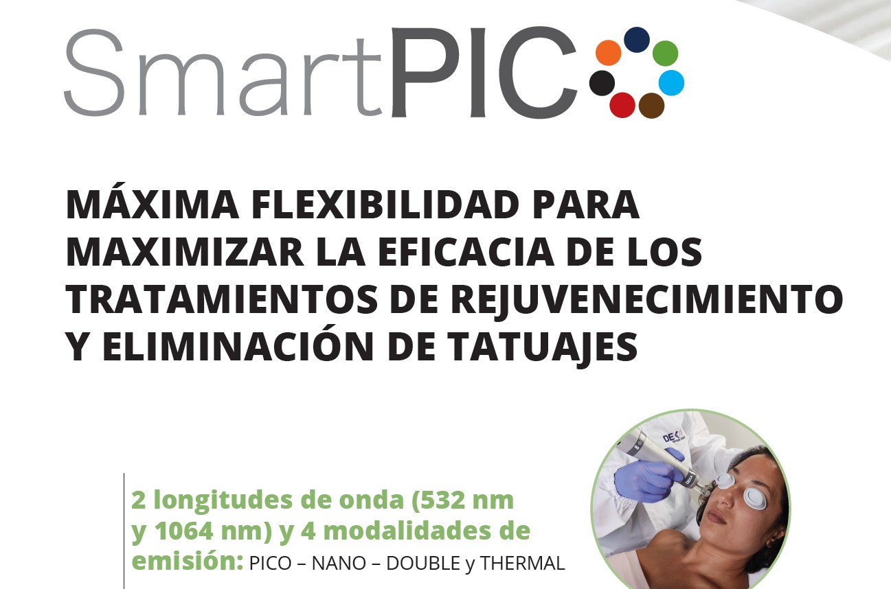 equipo laser Q-switched Smartpico DEKA eliminacion de tatuajes, melasma y lesiones pigmentadas