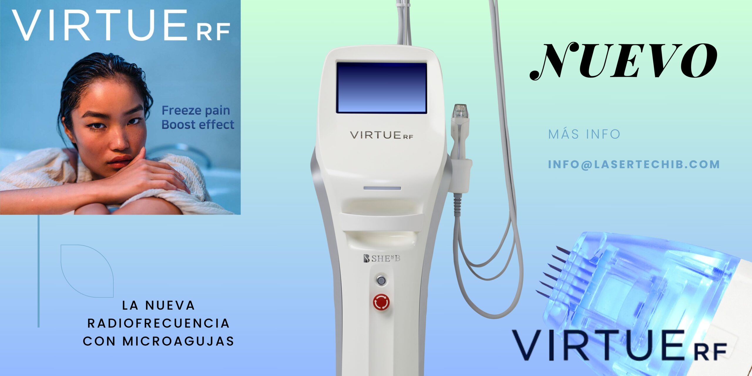 VIRTUE RF - Radiofrecuencia con microagujas novedad