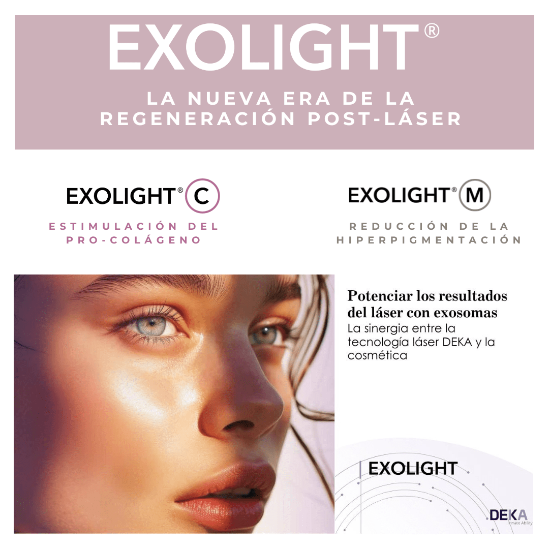 exosomas exolight DEKA medicina regenerativa post laser medicia estetica
