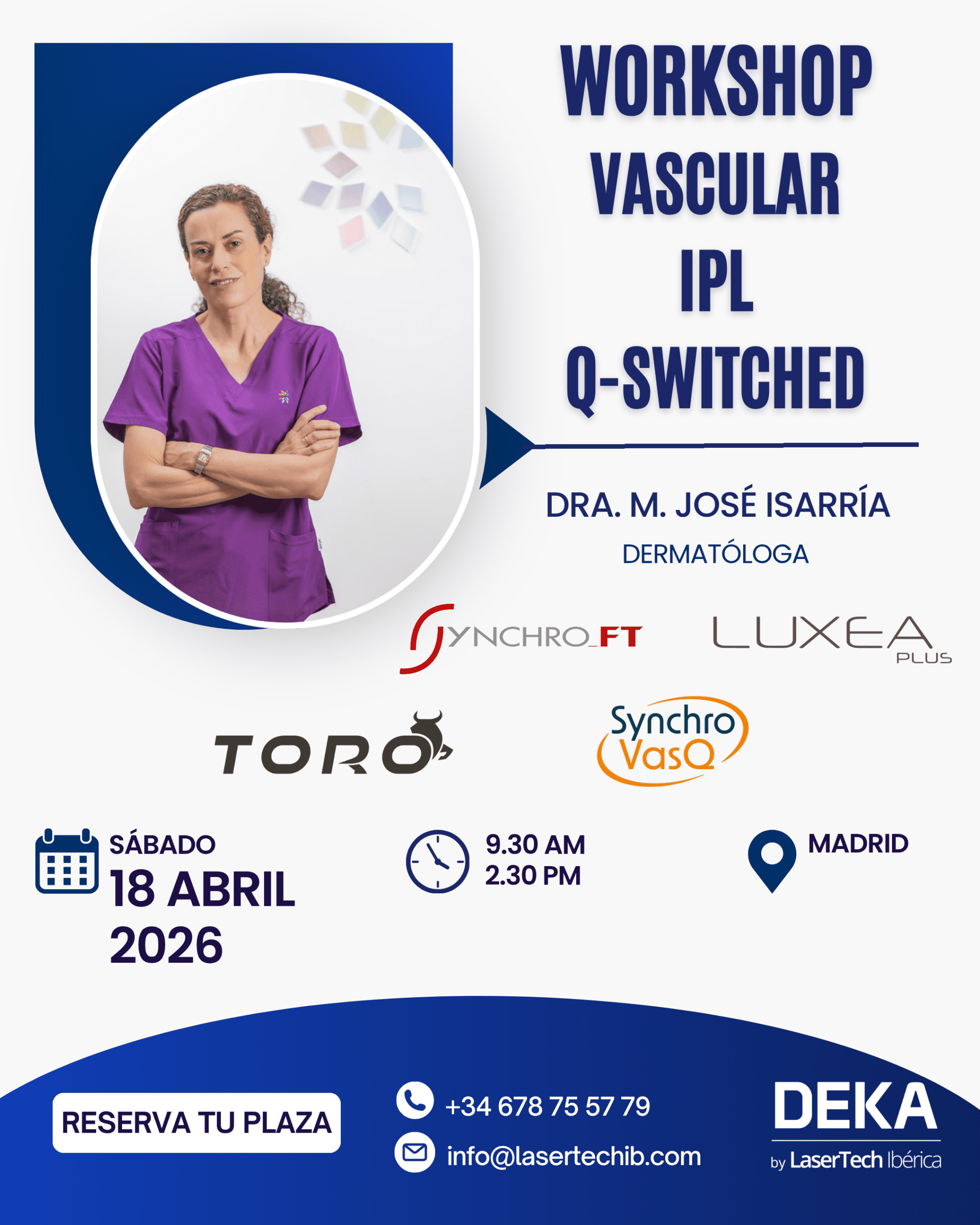 taller formacion laser vascular IPL Q-switched