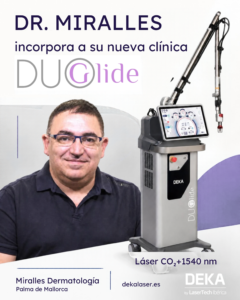 el mejor laser co2 para dermatologos Duoglide DEKA