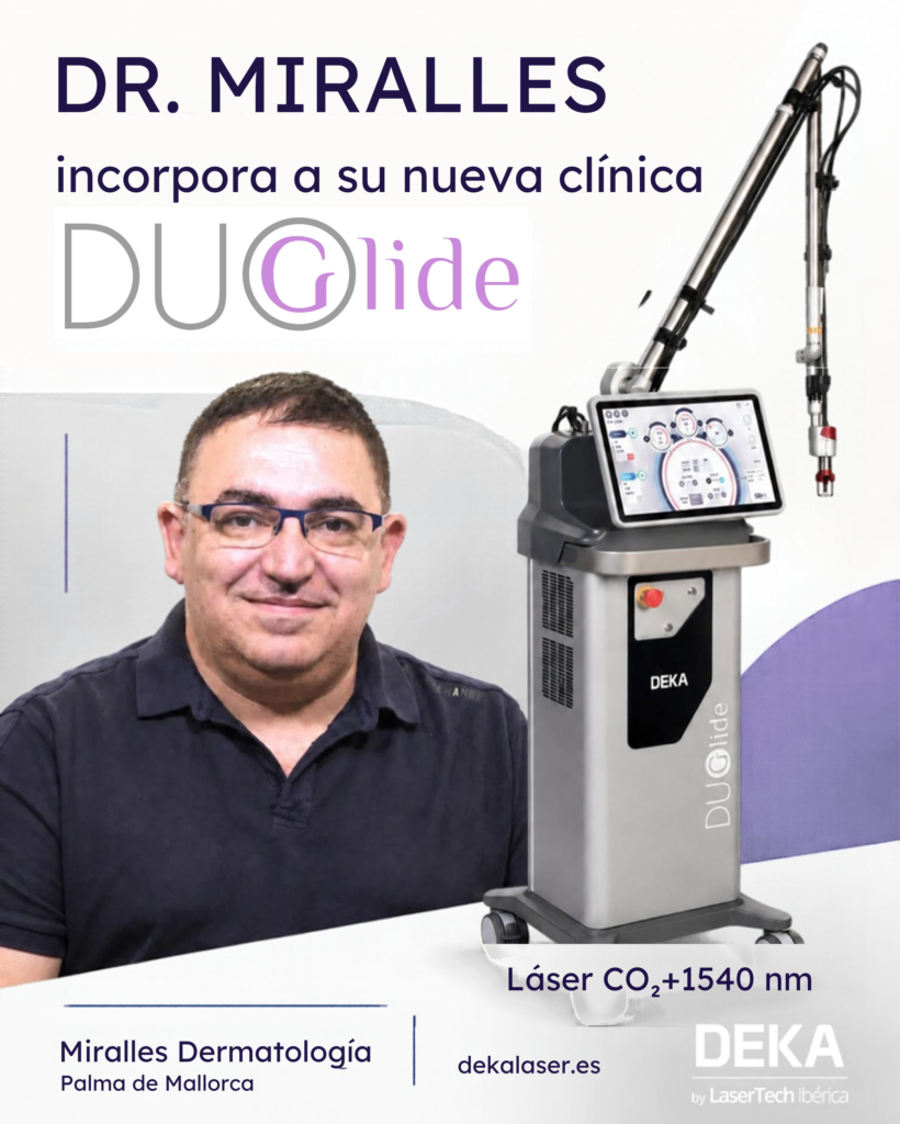 el mejor laser co2 para dermatologos Duoglide DEKA