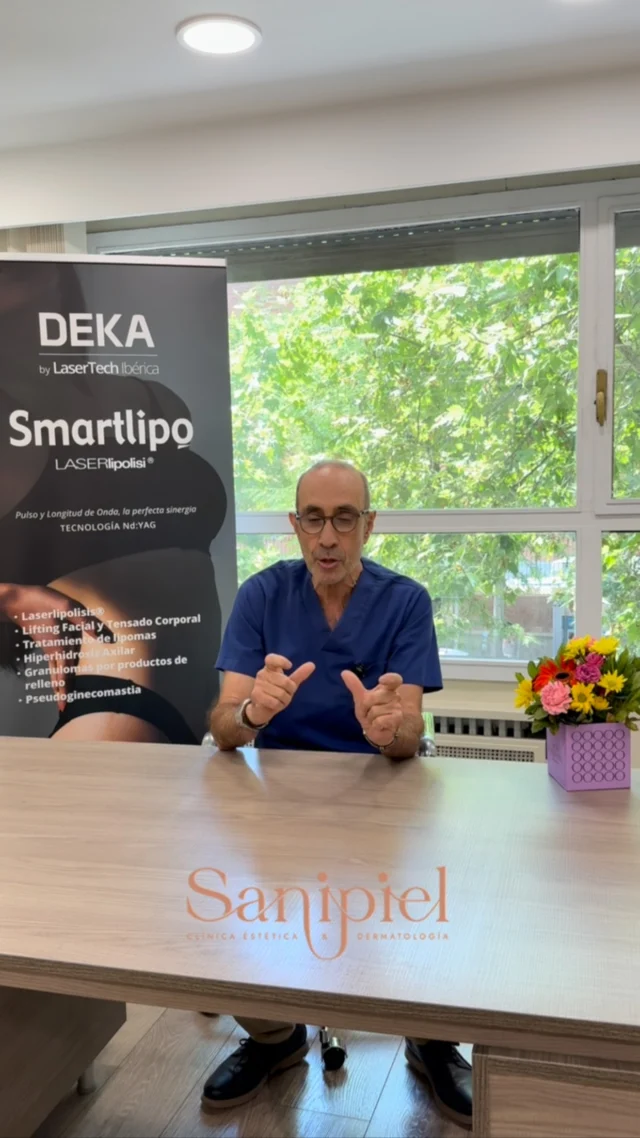 El Dr. Adolfo Sanz nos explica por qué incorporó el equipo #smartlipo en su clínica @clinicasanipiel para eliminar la grasa localizada de los pacientes mediante el tratamiento muy muy seguro y con anestesia local. #flancos #papada #piernas #flacidezfacial #hiperhidrosis #tratamientofacial #lipomas #pseudoginecomastia #hiperhidrosis #hiperhidrosisaxilar #liftingfacial #smartlipo #tratamientocorporal